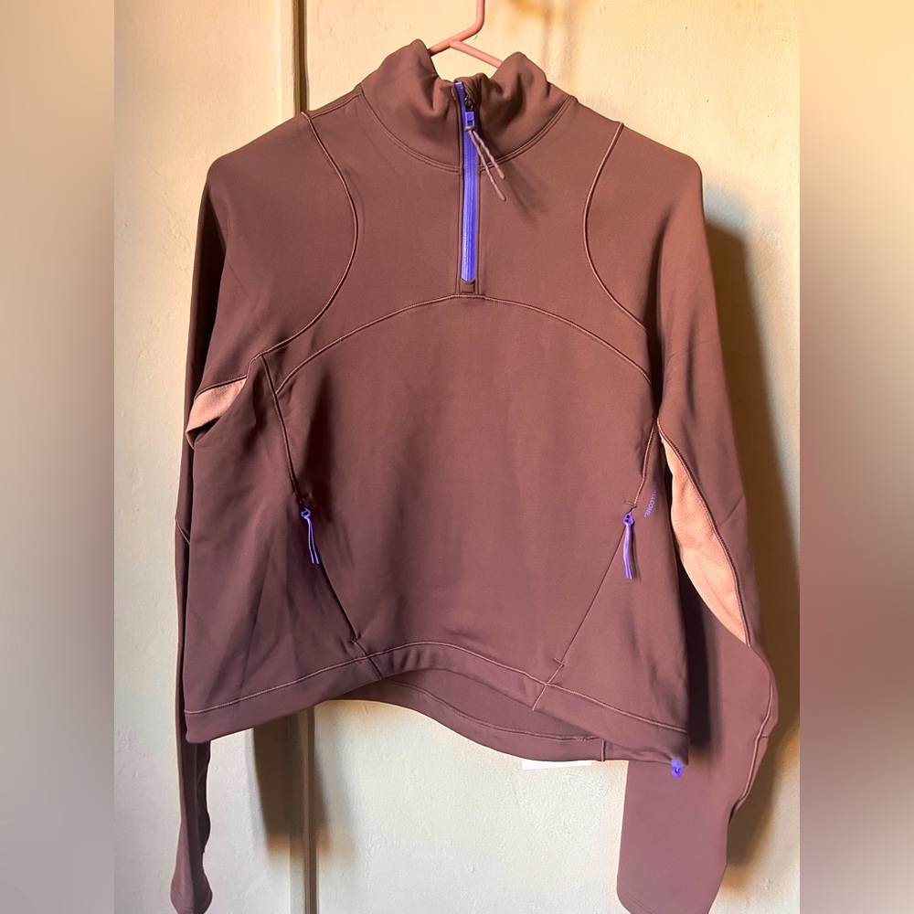 LULU lemon Tech Fleece Hiking 1/4 Zip Pullover size 4 new with tag, never worn